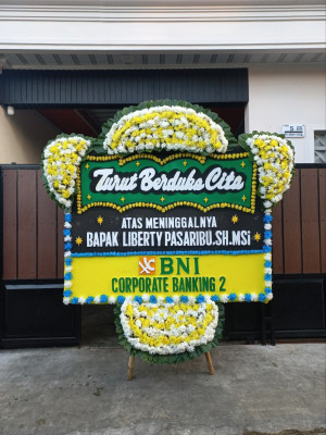 Papan Bunga Duka di Eka Jaya