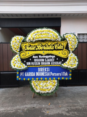Papan Bunga Duka di Eka Jaya