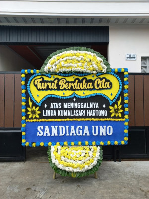 Papan Bunga Duka di Eka Jaya