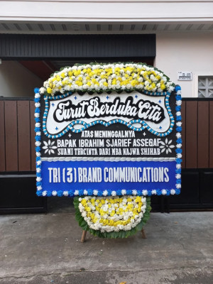 Papan Bunga Duka di Eka Jaya